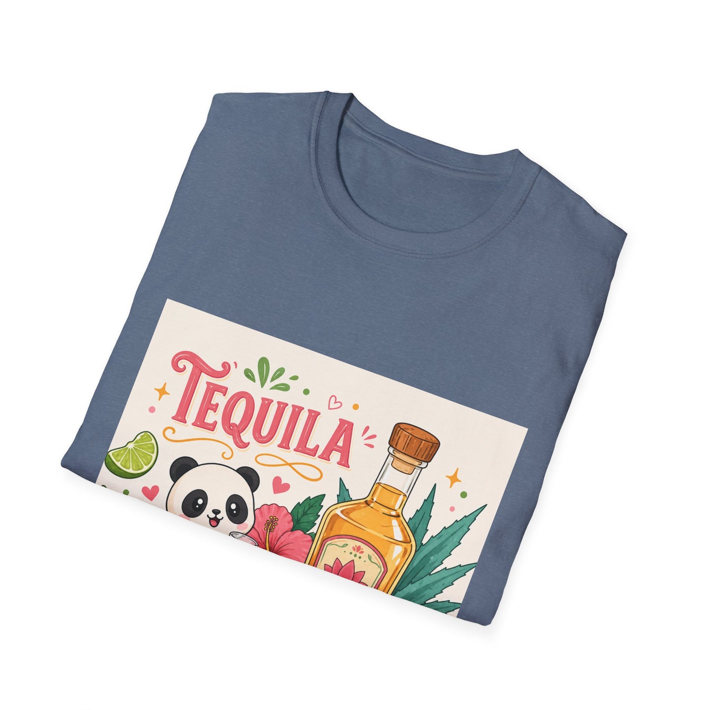 Tequila Cheaper Than Therapy T-Shirt – Cute Panda & Bottle Party Tee