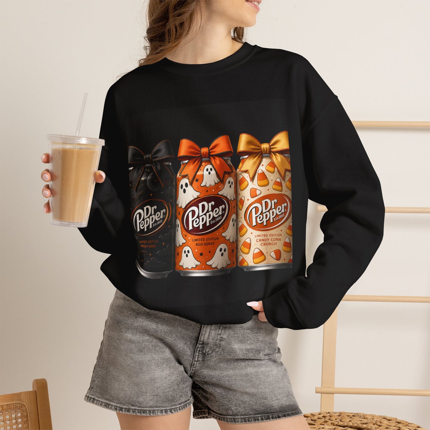 Dr Pepper Halloween Can Crewneck Sweatshirt