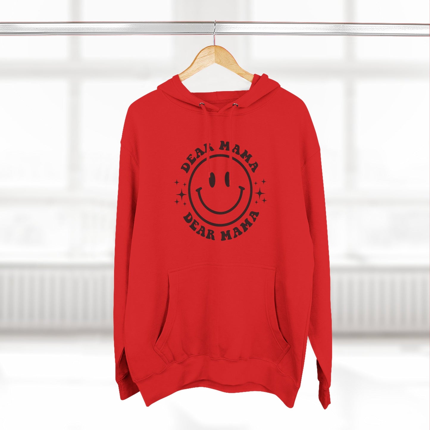 Mama's Place Hoodie — Retro Smiley "Ain't a Woman Alive" Fleece Pullover