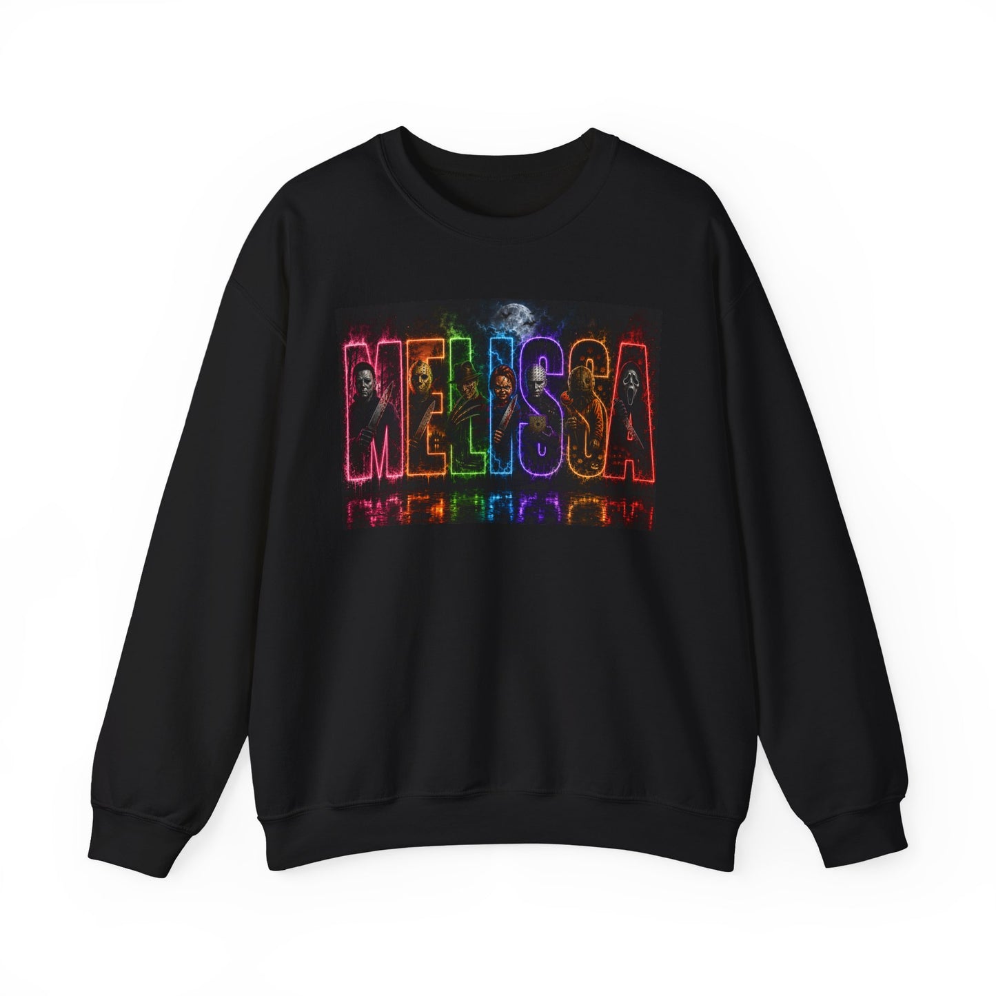 Melissa Rainbow Tie-Dye Name Crewneck Sweatshirt