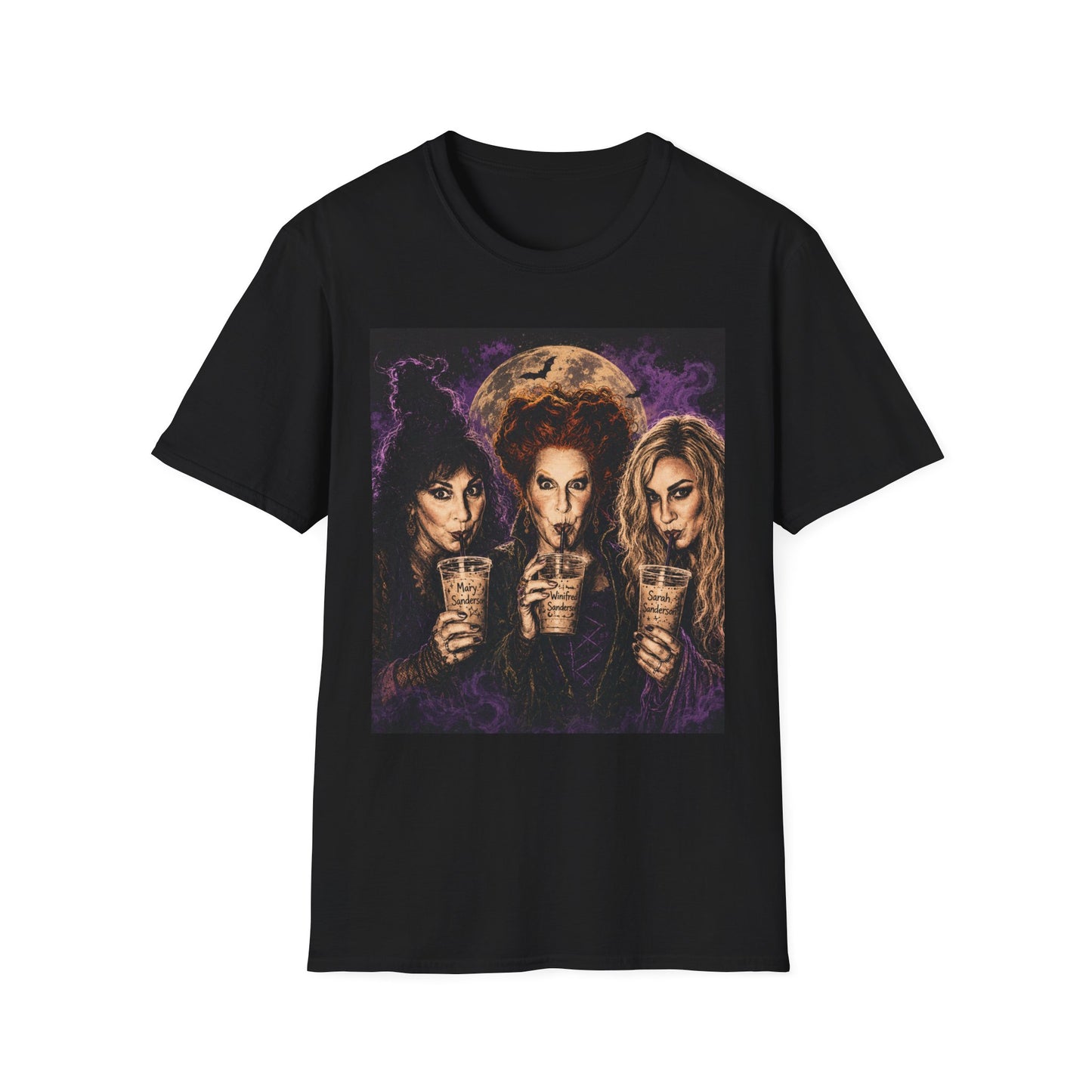 Witch Sisterhood Moon T-Shirt — Three Witches Graphic Tee