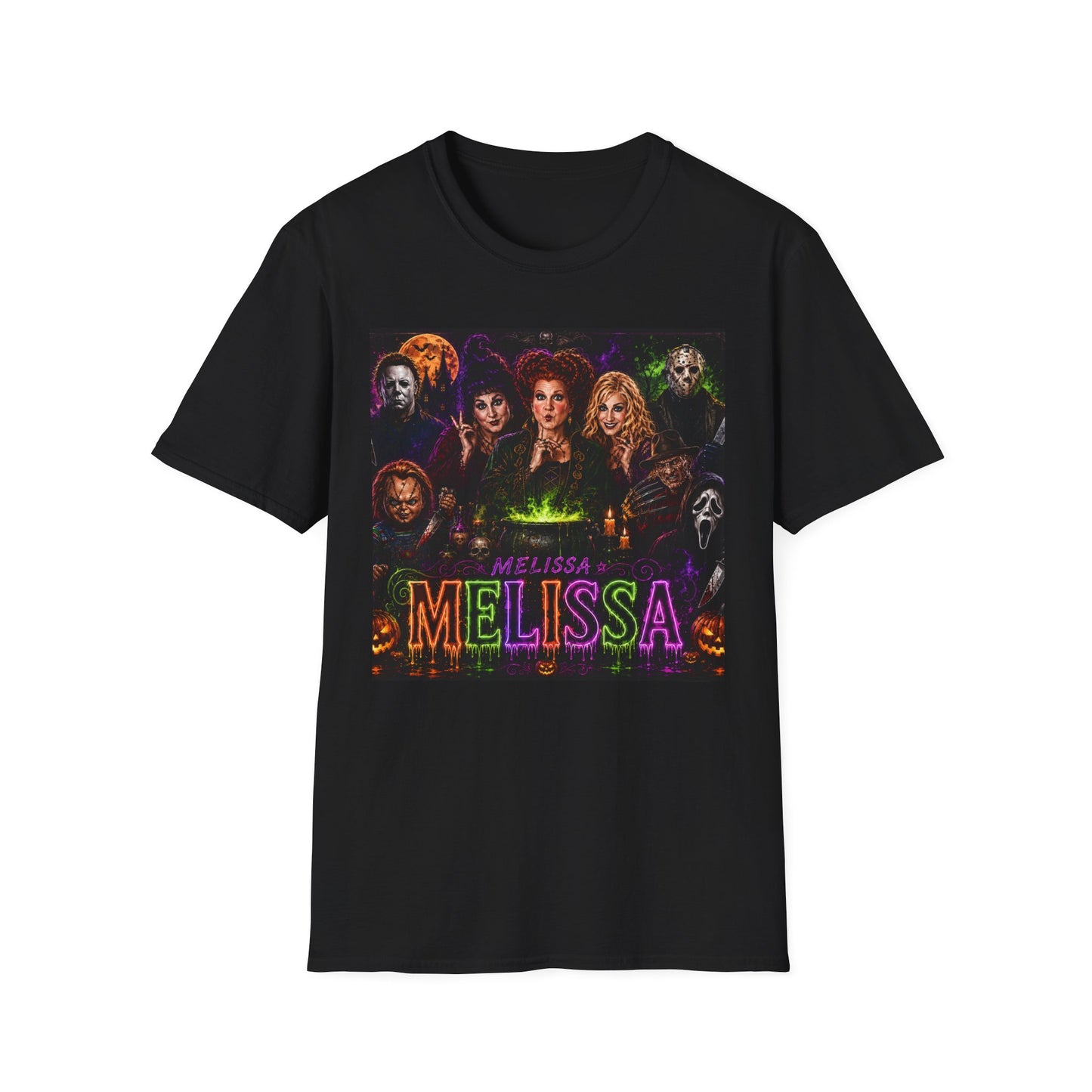 Halloween Movie Villains T-Shirt — Personalized "Melissa" Sanderson Sisters Design