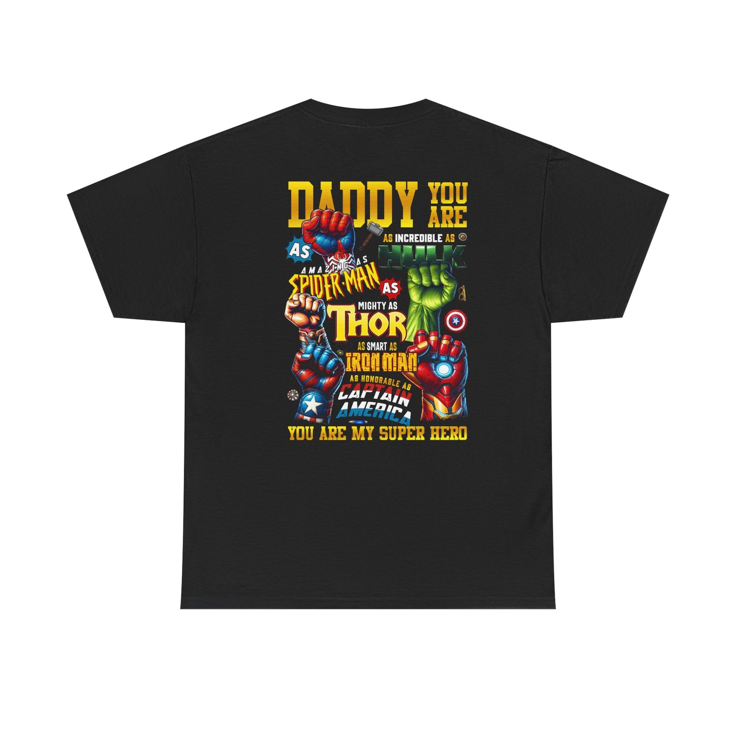 T-Shirt — "Super Dad" Marvel Heroes Father’s Day Tee