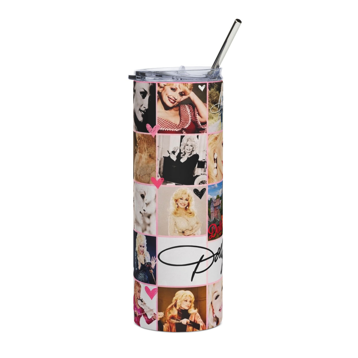 Dolly Collage 20oz Stainless Steel Tumbler