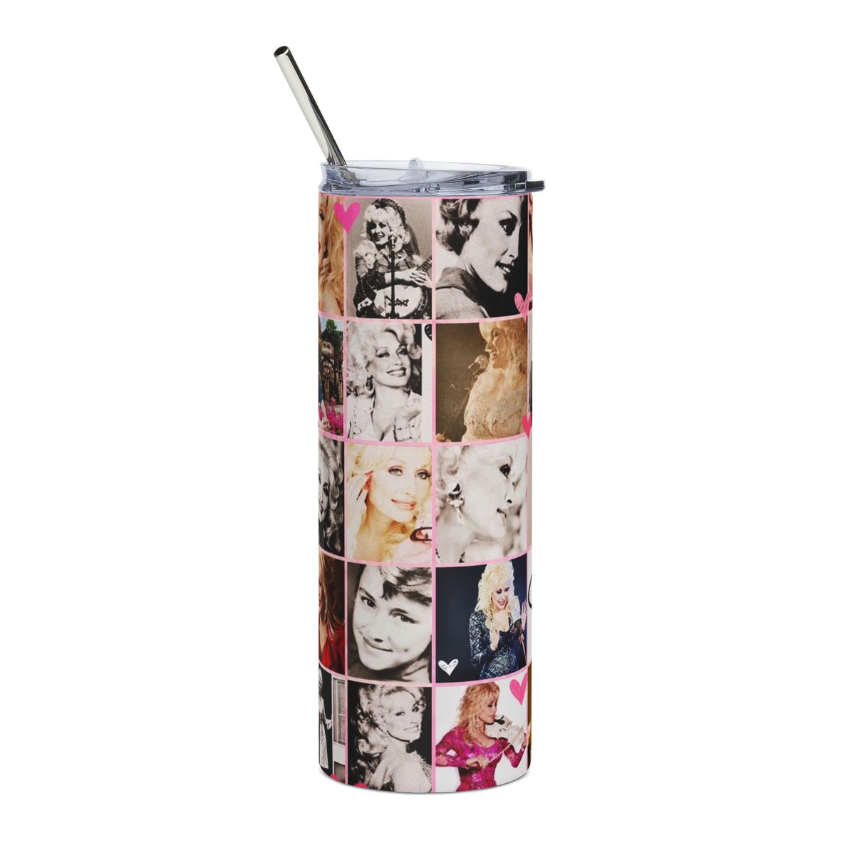 Dolly Collage 20oz Stainless Steel Tumbler