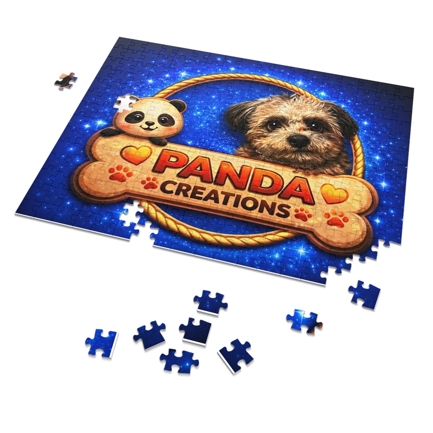 Jigsaw Puzzle with Tin