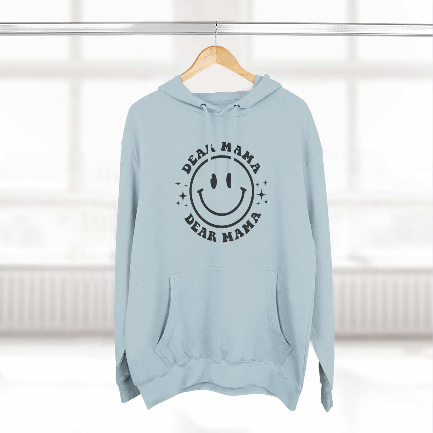 Mama's Place Hoodie — Retro Smiley "Ain't a Woman Alive" Fleece Pullover