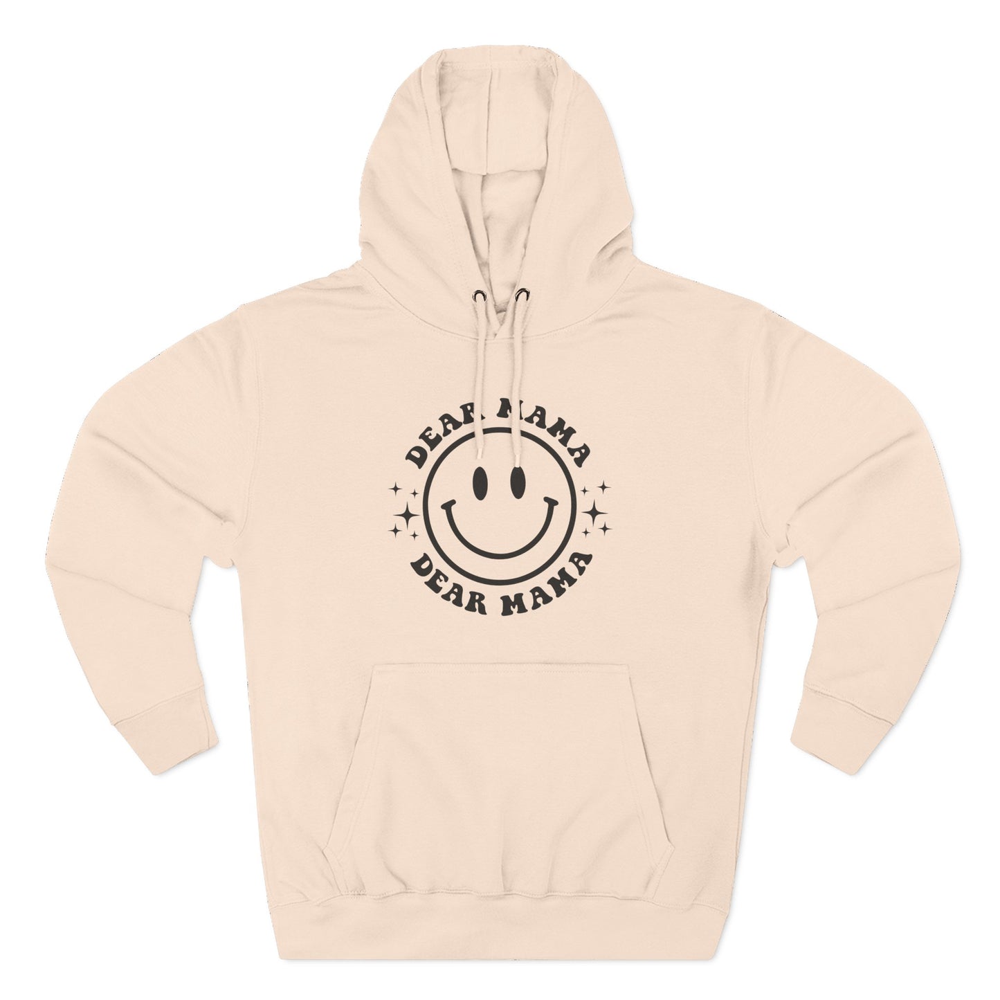Mama's Place Hoodie — Retro Smiley "Ain't a Woman Alive" Fleece Pullover