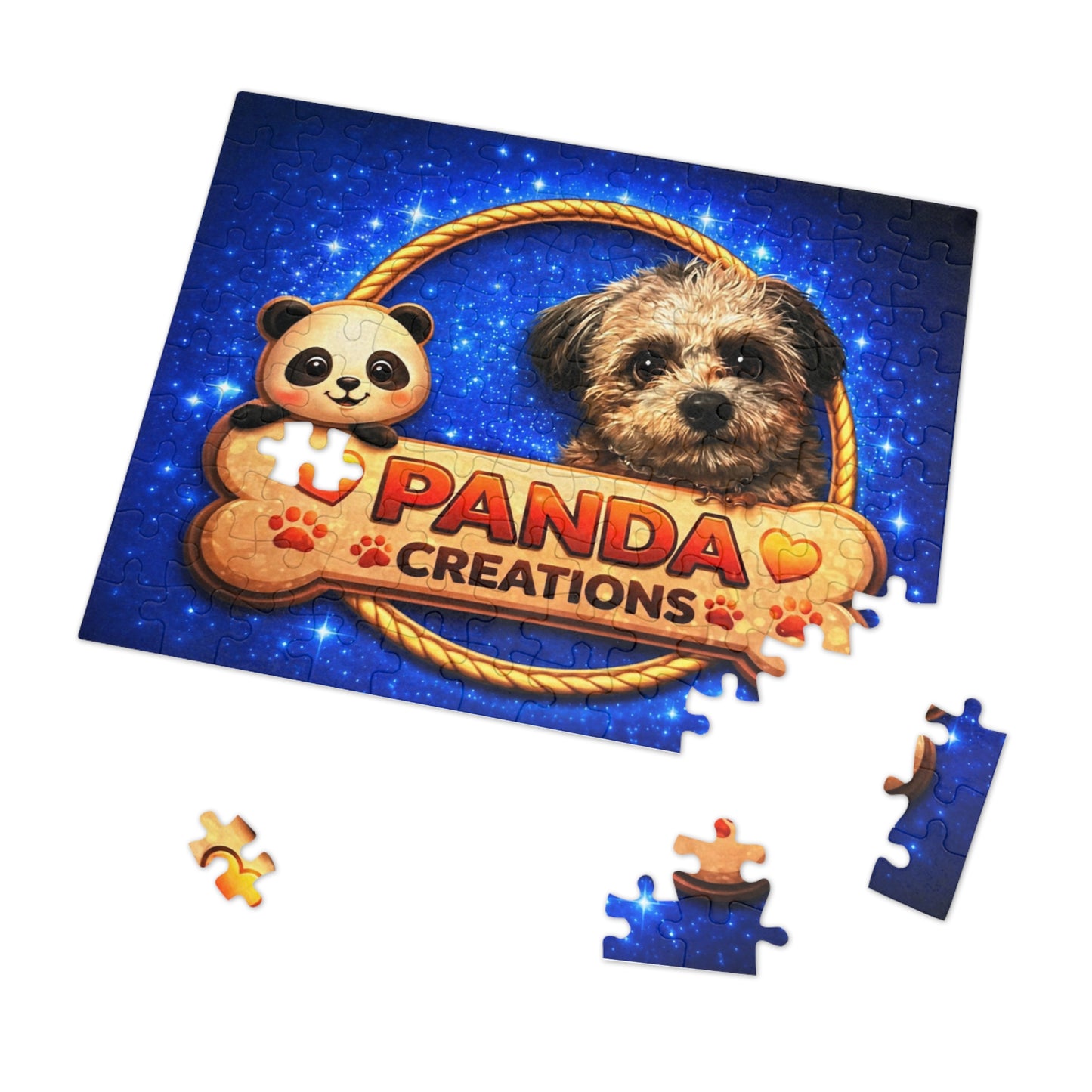 Jigsaw Puzzle with Tin