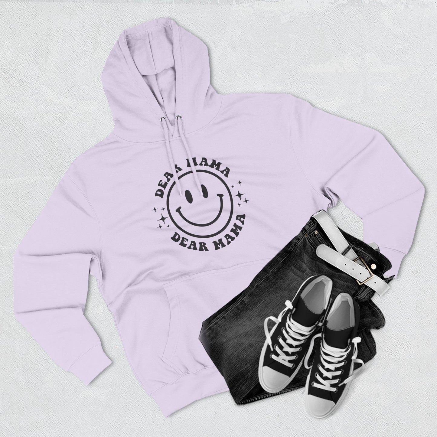Mama's Place Hoodie — Retro Smiley "Ain't a Woman Alive" Fleece Pullover