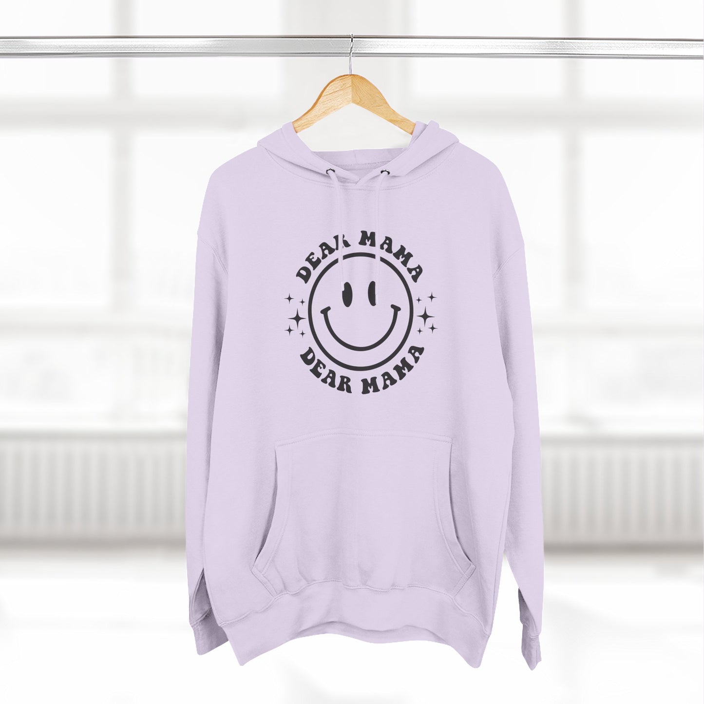 Mama's Place Hoodie — Retro Smiley "Ain't a Woman Alive" Fleece Pullover