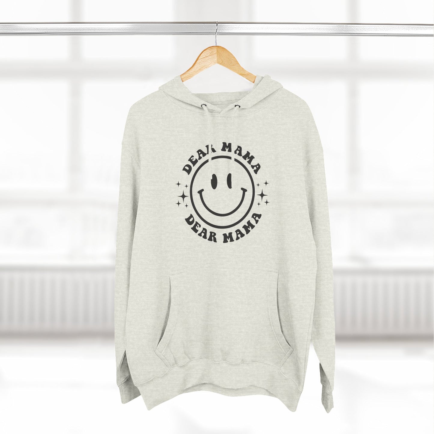 Mama's Place Hoodie — Retro Smiley "Ain't a Woman Alive" Fleece Pullover
