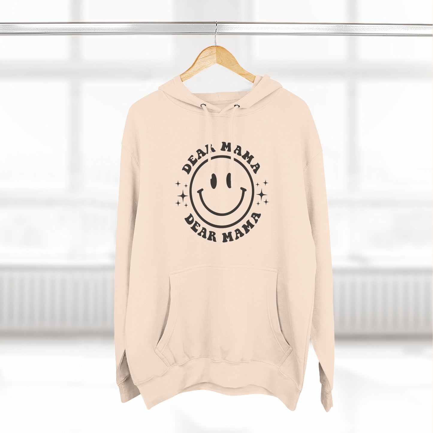 Mama's Place Hoodie — Retro Smiley "Ain't a Woman Alive" Fleece Pullover