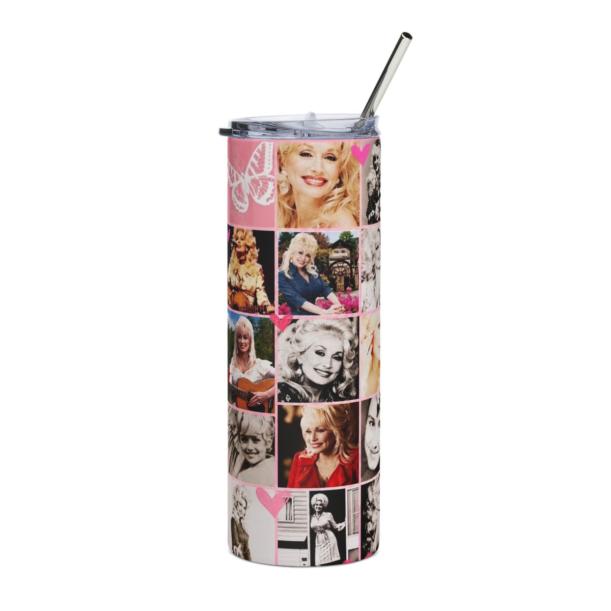 Dolly Collage 20oz Stainless Steel Tumbler