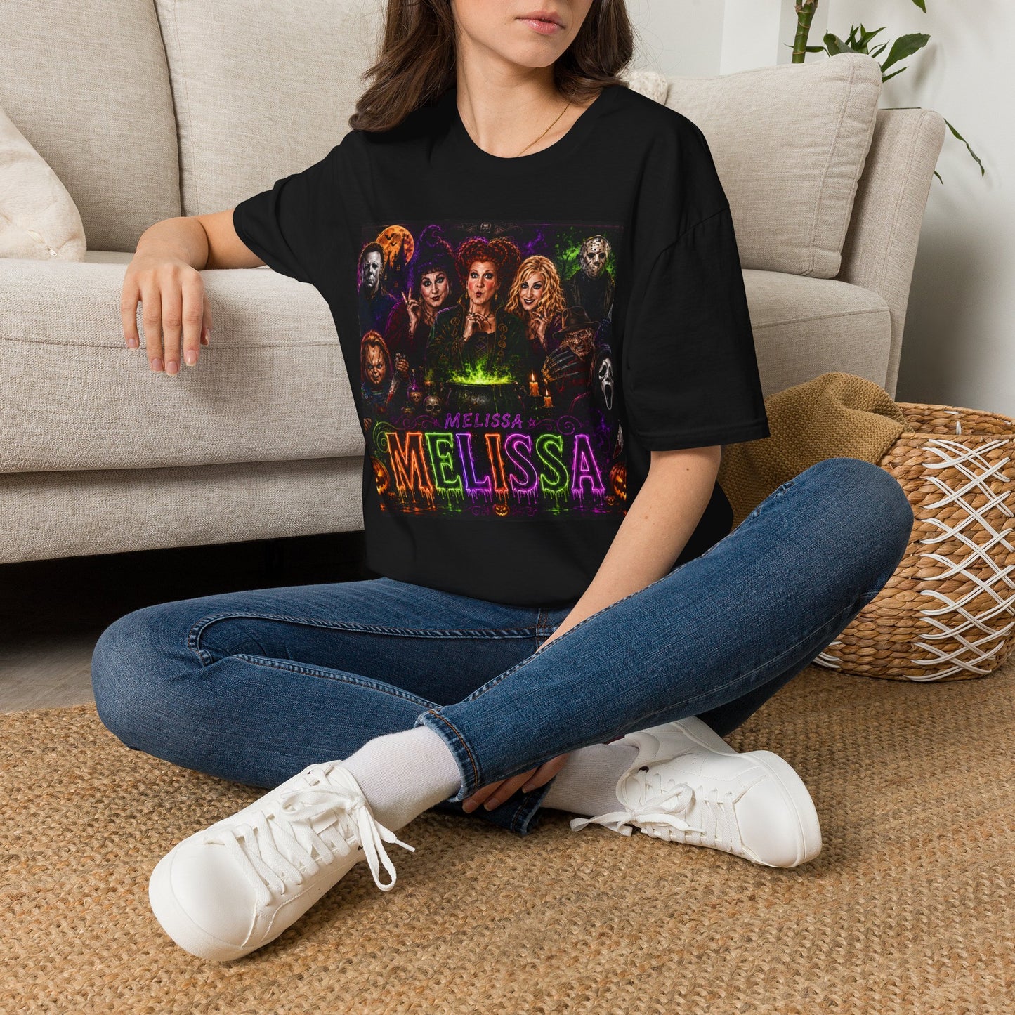 Halloween Movie Villains T-Shirt — Personalized "Melissa" Sanderson Sisters Design