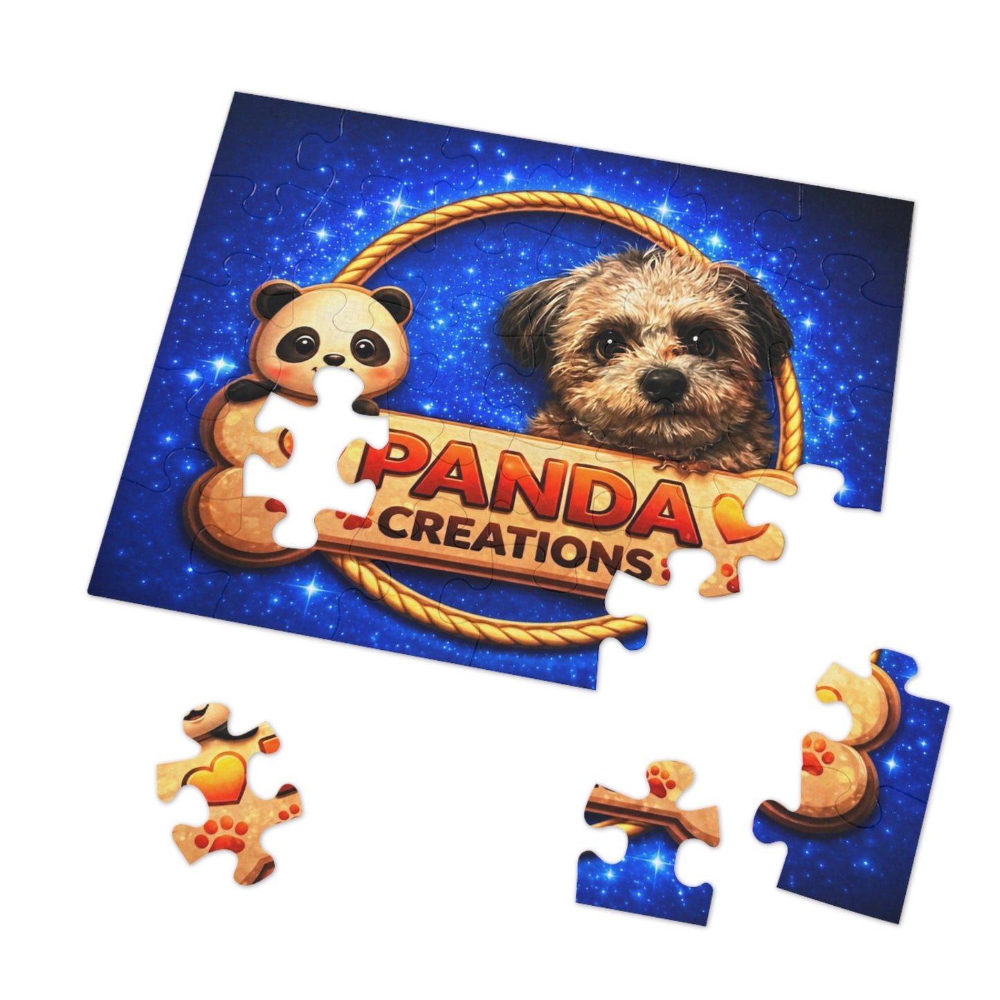 Jigsaw Puzzle with Tin