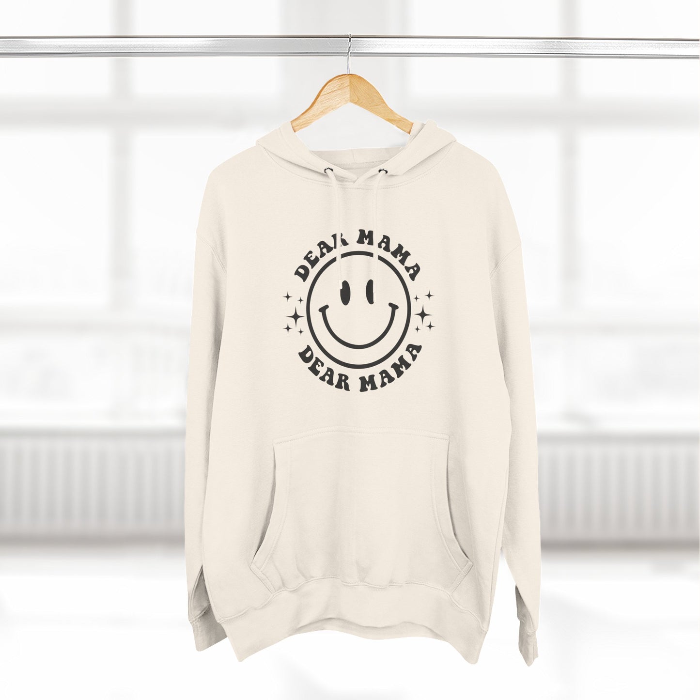 Mama's Place Hoodie — Retro Smiley "Ain't a Woman Alive" Fleece Pullover