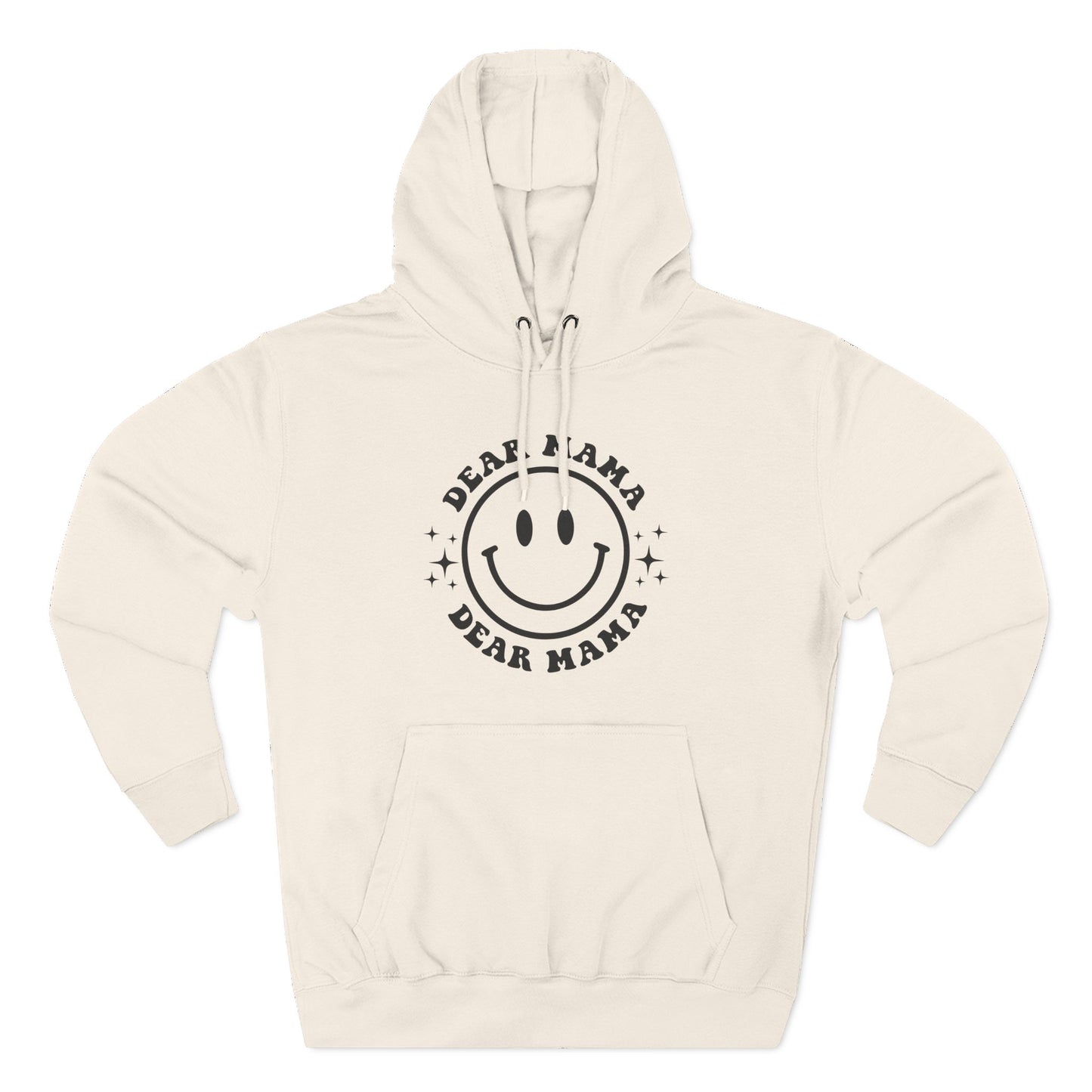 Mama's Place Hoodie — Retro Smiley "Ain't a Woman Alive" Fleece Pullover
